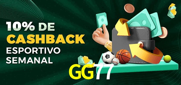 10% de bônus de cashback na GG77